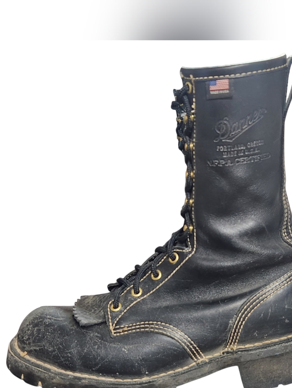 Danner Flashpoint Wildland Fire Boots Size 10 W D Lace Up Mid Calf NFPA Certify